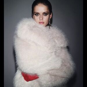 ZW COLLECTION SHORT FAUX FUR COAT